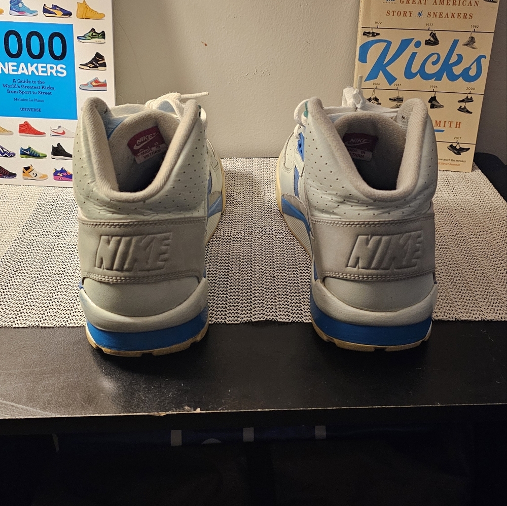 Nike Air Trainer SC High Sneakers - Gray and Blue - Picture 4 of 6